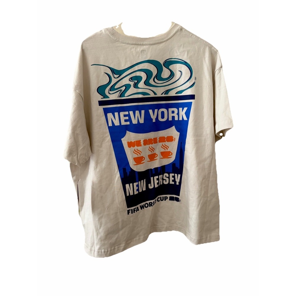 FIFA World Cup 26 New York New Jersey T-Shirt Mens Large Soccer Graphic NWT